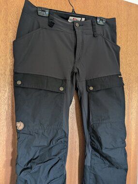 Fjällräven Keb Curved Women's Hiking Trousers Black EU 42 Short G-1000